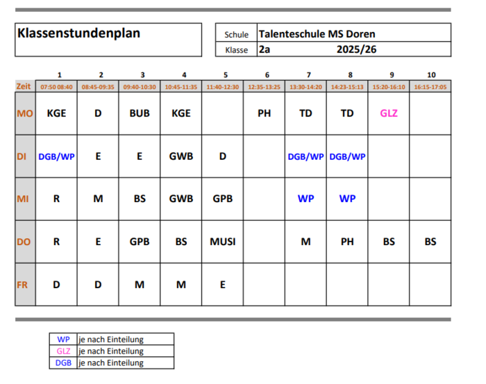 Stundenplan_2a