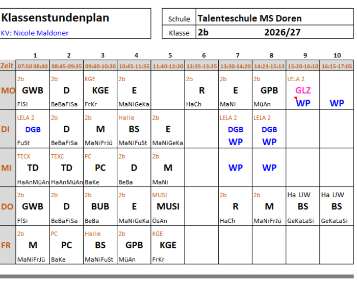 2b_Stundenplan