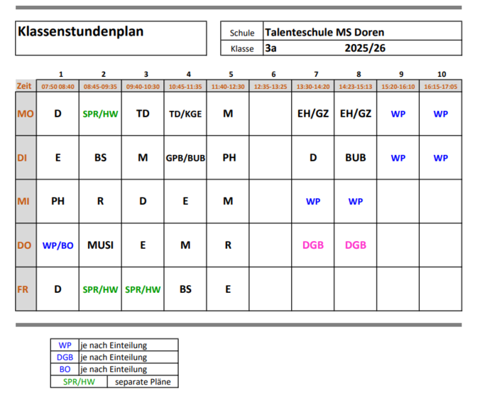 Stundenplan_3a