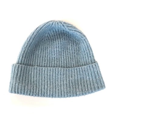 Wollmütze hellblau