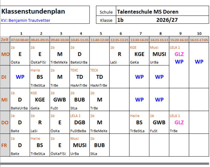 1b_Stundenplan