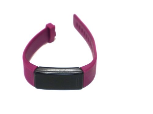 Uhr mit violettem Band